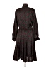 Talbots 100% Polyester Paisley Black Cocktail Dress Size 8 - photo 2
