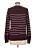 Gap Stripes Burgundy Pullover Sweater Size L - photo 2