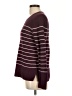 Gap Stripes Burgundy Pullover Sweater Size L - photo 5