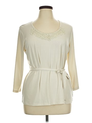 212 Collection 3/4 Sleeve Top (view 1)
