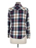 Aeropostale Plaid Blue Long Sleeve Button-Down Shirt Size M - photo 2