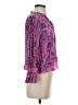 MNG 100% Viscose Pink Long Sleeve Blouse Size 2 - photo 4