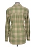 Casa Cabana Checkered-gingham Green Long Sleeve Blouse Size L - photo 2