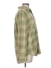 Casa Cabana Checkered-gingham Green Long Sleeve Blouse Size L - photo 4