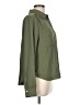 Evereve 100% Polyester Green Long Sleeve Blouse Size L - photo 4