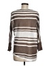 360 Sweater 100% Linen Brown 3/4 Sleeve Top Size M - photo 2