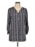 Peck & Peck Blue 3/4 Sleeve Blouse Size L - photo 1