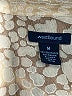 Westbound Animal Print Ivory 3/4 Sleeve Button-Down Shirt Size M - photo 7