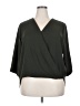 prologue 100% Polyester Green 3/4 Sleeve Blouse Size XXL - photo 1