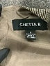 Chetta B 100% Polyester Argyle Gray Cocktail Dress Size 8 - photo 7