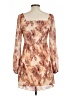Sincerely Jules 100% Polyester Tie-dye Tan Cocktail Dress Size L - photo 2