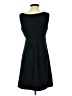 Lands' End Solid Black Cocktail Dress Size S - photo 2