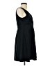 Lands' End Solid Black Cocktail Dress Size S - photo 4