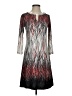 Haani Graphic Gray Casual Dress Size S - photo 1