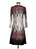 Haani Graphic Gray Casual Dress Size S - photo 2
