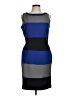 J. Taylor Color Block Blue Cocktail Dress Size 8 - photo 1