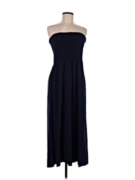 chinese dress ladies NWT Ann Taylor LOFT Summer Leaf Knit Maxi Beach Long Relax Black Dress Size  S/M
