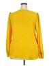 Ann Taylor LOFT 100% Polyester Yellow 3/4 Sleeve Blouse Size XXL - photo 2