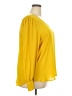 Ann Taylor LOFT 100% Polyester Yellow 3/4 Sleeve Blouse Size XXL - photo 4