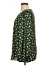 First Love 100% Polyester Polka Dots Green Long Sleeve Blouse Size 1X - photo 5