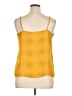 Socialite 100% Polyester Yellow Sleeveless Blouse Size XL - photo 2