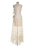 Xscape 100% Polyester Ivory Cocktail Dress Size 6 - photo 2