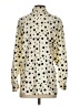 Michelle Stuart 100% Polyester Polka Dots Ivory Long Sleeve Blouse Size 4 - photo 2