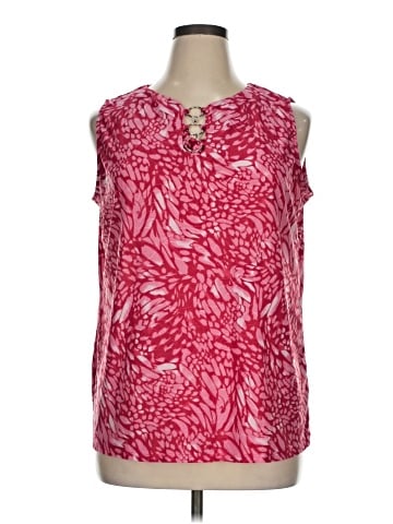 Juniper + Lime Sleeveless Blouse (view 1)