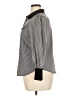 NY Collection Stripes Gray Long Sleeve Blouse Size XL (petite) - photo 5