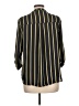Cocomo Stripes Black 3/4 Sleeve Blouse Size L - photo 2