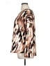 Tribal Animal Print Brown Pullover Sweater Size XL - photo 5