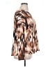 Tribal Animal Print Brown Pullover Sweater Size XL - photo 4