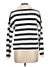 Aqua 100% Cotton Stripes Ivory Pullover Sweater Size L - photo 2