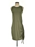 Assorted Brands Solid Green Casual Dress Size S - photo 1