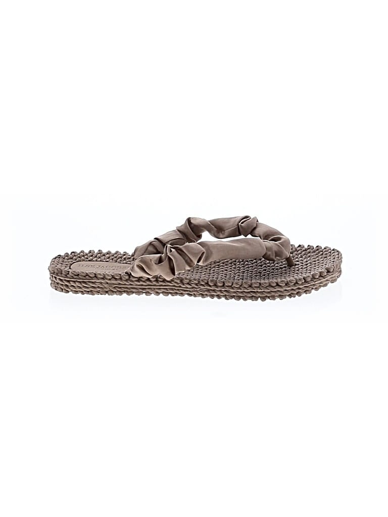 Pre-owned Ilse Jacobsen Flip Flops In Brown