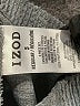 IZOD 100% Polyester Chevron-herringbone Gray Casual Pants Size 5 - photo 3