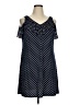 MSK Polka Dots Blue Casual Dress Size XL (petite) - photo 1