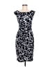 Connected Apparel Graphic Black Cocktail Dress Size 6 - photo 1
