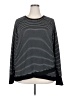 Danskin Stripes Black Pullover Sweater Size XXL - photo 1