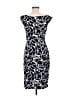 Connected Apparel Graphic Black Cocktail Dress Size 6 - photo 2