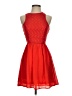 Socialite Solid Red Cocktail Dress Size S - photo 1