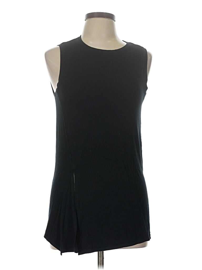 Pre-owned American Apparel Sleeveless T-shirt In Black