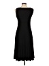Evan Picone Solid Black Casual Dress Size 6 - photo 2
