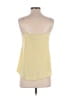 Cinq à Sept 100% Viscose Yellow Sleeveless Top Size M - photo 2