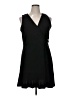 MICHAEL Michael Kors Solid Black Cocktail Dress Size XL - photo 1