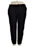 Faded Glory Solid Black Casual Pants Size XXL - photo 1