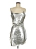 Shein 100% Polyester Metallic Silver Cocktail Dress Size 8 - 10 - photo 1