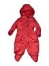 Rothschild 100% Polyester Hearts Red Short Sleeve Onesie Size 6-9 mo - photo 1