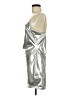 Shein 100% Polyester Metallic Silver Cocktail Dress Size 8 - 10 - photo 5