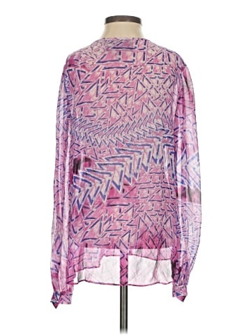 Rory Beca Long Sleeve Silk Top (view 2)